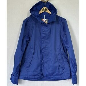 BURTON Ski Snowboarding Hooded Jacket Women's Sz XL Colorful Blue
